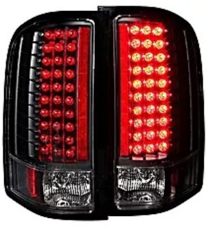 LED taillight housings