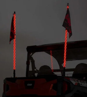 Multi-Function UTV LED Whip Lights w/ Remote Control